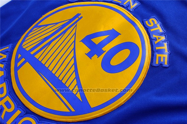 Maglia Golden State Warriors Harrison Barnes #40 Blu